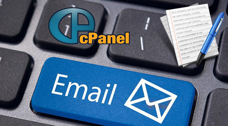 cpanel whm set e-mail identity on registration